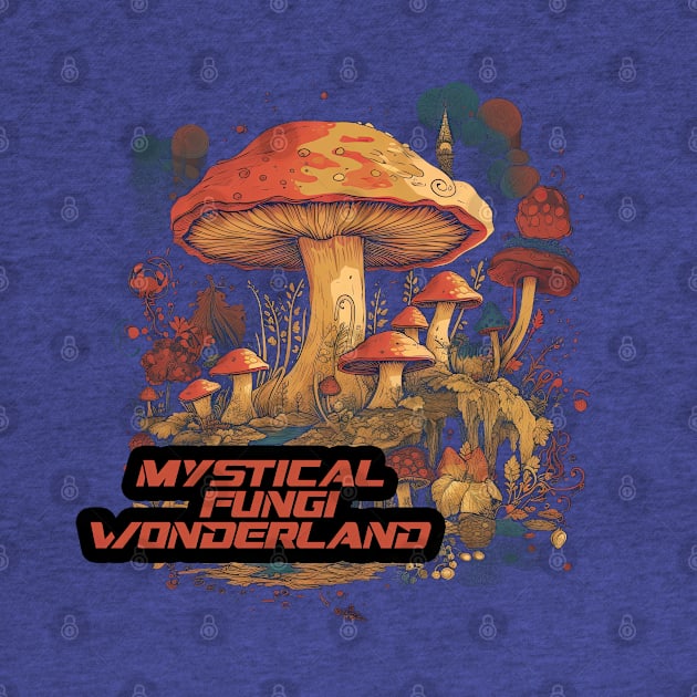 Mystical Fungi Wonderland by Oddities Outlet